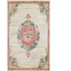 Nazar Tapis salon vintage - poils court et doux beige 160X230