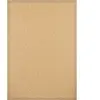 Nazar Tapis polypropylène aspect jute jaune - 120x170 cm