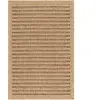 Nazar Tapis intérieur et extérieur aspect jute marron 60x90