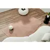 Tapis motif arc relief - mocca - 160x230 cm
