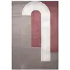 Nazar Tapis géométrique à poils ras - rouge - 200x290 cm