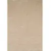 Nazar Tapis rond motif géométrique en relief - Beige - D160 cm