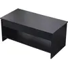 Table basse avec plateau relevable noire HEDDA - Happy Garden