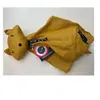 Maïlou Tradition Perlipopette doudou renard safran ma0182