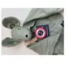 Maïlou Tradition Perlipopette doudou souris sauge ma0181