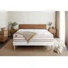 Non communiqué Ensemble sommier matelas LE DOUX 90x190cm Mémoire de forme 3 zones de confort - Ep. 24cm + sommier Blanc
