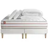Marmottes & Co Pack Prêt A Dormir Matelas Le Doux 160x200cm Memoire De Forme - Ep. 24cm + Double Sommiers Blanc + 2 Oreillers +Couette
