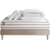 Marmottes & Co Pack Prêt A Dormir Matelas Le Doux 180x200cm Memoire De Forme - Ep. 24cm + Sommier Kit Beige