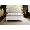Non communiqué Ensemble sommier matelas LE COSY 160x200cm Mémoire de forme 7 zones de confort - Ep. 30cm + sommier Blanc