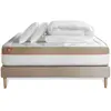 Marmottes & Co Pack sommier kit matelas  Mémoire de forme avec couette et oreillers
