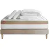 Marmottes & Co Pack Prêt A Dormir Matelas Le Cosy 140x190cm Memoire De Forme - Ep. 30cm + Sommier Beige + 2 Oreillers + Couette 240x220cm