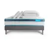 BODYCARE Pack matelas BodyFit sommier kit gris, Couette et 2 oreillers