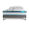 BODYCARE Pack matelas BodyFit sommier kit gris, Couette et 2 oreillers