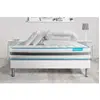 Bodycare Pack matelas BodyFlex sommier kit blanc Couette et 2 oreillers