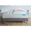 BODYCARE Pack matelas BodyMax sommier kit gris Couette et 2 oreillers