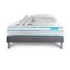 BODYCARE Pack matelas BodyMax sommier kit gris Couette et 2 oreillers