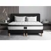PRESTIGE LITERIE Ensemble matelas sommier 180x200 Supérieur Mémoire de forme - Ferme - Noir