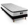 Prestige Literie Ensemble Privilège 90x200 Mémoire de forme 5 zones sommier noir