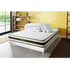 Sleepfit Pack Prêt A Dormir 140x200 Matelas Flexy + Sommier Kit Blanc + 2 Oreillers Memoire De Forme 60x40cm + Couette Percale 240x220 Cm