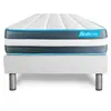 Bodycare Ensemble 90x190 matelas BodyForm à Mémoire de forme 3 zones + sommier kit blanc