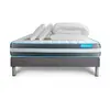 BODYCARE Pack matelas BodyForm sommier kit gris Couette et 2 oreillers