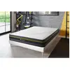 Sleepfit Ensemble 140x190 Matelas Active + Sommier Kit Blanc