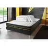 Sleepfit Pack Prêt A Dormir 140x190 Matelas Ultra + Sommier Kit Noir + 2 Oreillers Memoire De Forme 60x40cm + Couette Percale 240x220 Cm