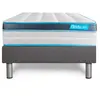 BODYCARE Ensemble matelas BodyFit a memoire de forme sommier kit gris
