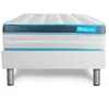 Bodycare Ensemble 90x200 matelas BodyFit à mémoire de forme + sommier kit blanc