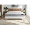 Actisom Ensemble matelas ACTIMEMO SOFT 3 zones de confort sommier KIT blanc