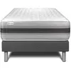VITALIT Ensemble Vitalmemo Back 90x190cm Sommier Kit Gris