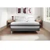 VITALIT Pack prêt à dormir VITALMEMO BACK 140 x 190 cm sommier Kit gris