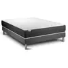 VITALIT Ensemble Vitalspring 180 X 200 Cm Sommier Kit Gris