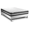 VITALIT Ensemble Vitalspring Zen 140 X 200 Cm Sommier Kit Blanc