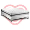 VITALIT Ensemble Vitalspring Recover 200 X 200 Cm Sommier Kit Blanc