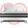 VITALIT Pack prêt à dormir VITALSPRING ZEN 200 x 200 cm sommier Kit blanc