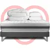 VITALIT Pack prêt a dormir VITALSPRING RECOVER sommier Kit gris