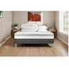 VITALIT Pack Prêt A Dormir Vital Relax 140 X 190 Cm Sommier Kit Gris