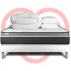 VITALIT Pack Prêt A Dormir Vital Care 140 X 200 Cm Sommier Kit Blanc