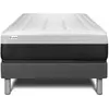 VITALIT Ensemble Vital Form 90 X 190 Cm Sommier Kit Gris