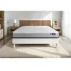 Actisom Ensemble matelas ACTILATEX SOFT 3 zones de confort sommier KIT blanc