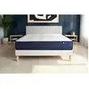 ACTISOM Ensemble sommier matelas 200x200 Actilatex life Latex et mémoire de forme - 22 cm - Très ferme - sommier kit Blanc