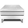 VITALIT Ensemble Vital Spa 90 X 200 Cm Sommier Kit Blanc