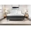 VITALIT Pack Prêt A Dormir Vital Soft 200 X 200 Cm Sommier Kit Gris