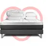 VITALIT Pack Prêt A Dormir Vital Soft 140 X 200 Cm Sommier Kit Gris