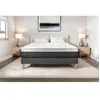 VITALIT Ensemble Vital Soft 140 X 190 Cm Sommier Kit Gris