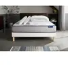 Actisom Pack sommier kit matelas Mémoire de forme 140x200 Blanc Complet