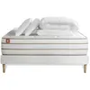 Marmottes & Co Pack sommier kit matelas  Mémoire de forme avec couette et oreillers
