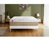 Non communiqué Ensemble sommier matelas LE SOYEUX 140x190cm Ressorts ensachés + Mémoire de forme BioVisco - Ep. 24cm + sommier Blanc