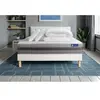 Actisom Pack sommier kit matelas Mémoire de forme avec couette et oreillers